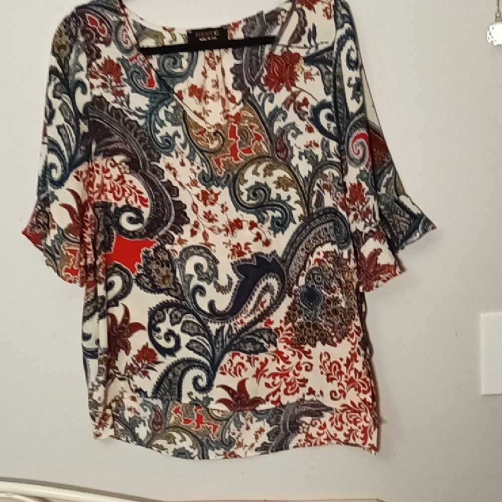 Paisley Print Women's Top